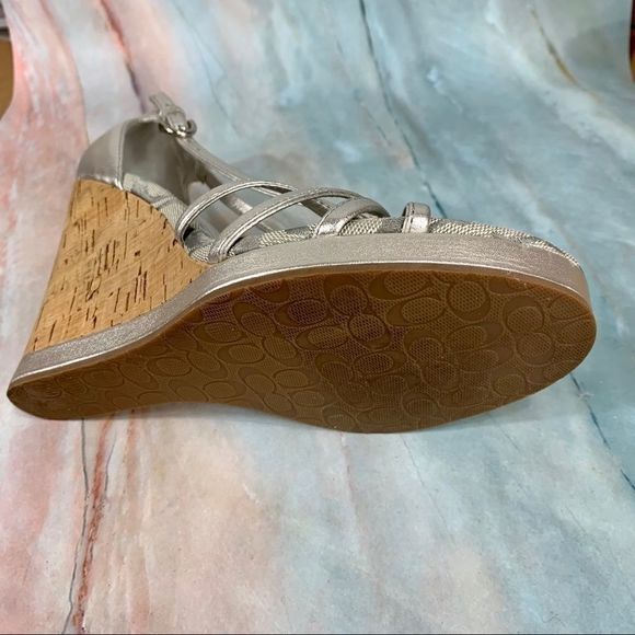 EUC Coach Joslin Wedge Sandal NICE!! - Picture 10 of 16